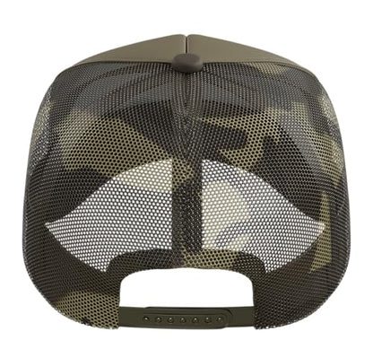 Funny Fencing Costume for Men Women Adult Kid Fencer Fencing Trucker Hat with Adjustable Mesh Back - color: Camo Green