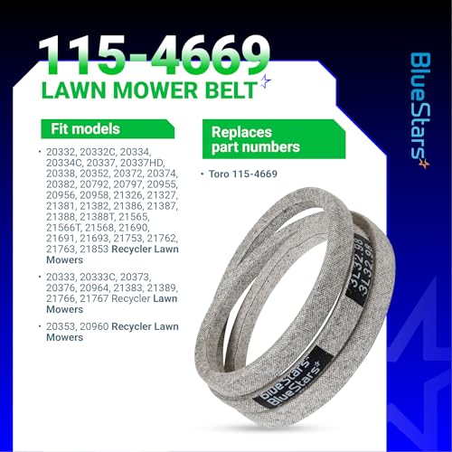 BlueStars 115-4669 Drive Belt | Aramid Cord | 32.98" x 3/8" - size: 115-4669, style: Aramid Cord