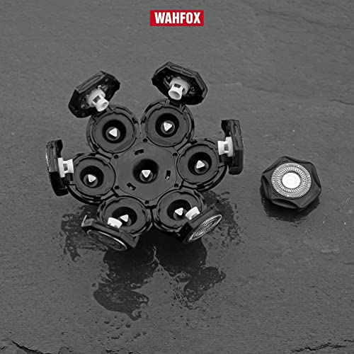 Universal 7 Blades Head Shaver Replacement Heads for Mainstream Shaver Brands, Eelectric Shaver Replacement Replacement Blades (7D Black) - color: 7d Black
