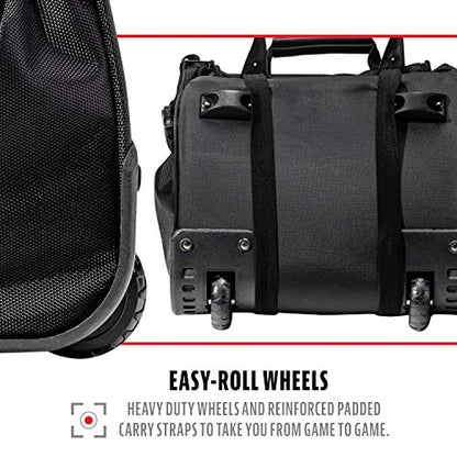 Franklin Sports Traveler Roller Equipment Bag - Black