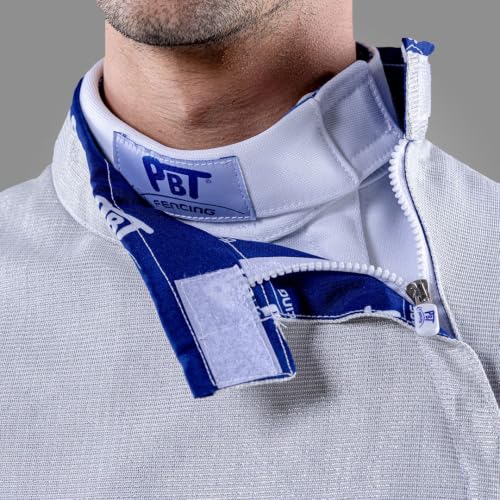 Men’s Electric Sabre Jacket White INOX Washable Conductive Fencing Lamé for Competition and Training - color: Right, size: 56