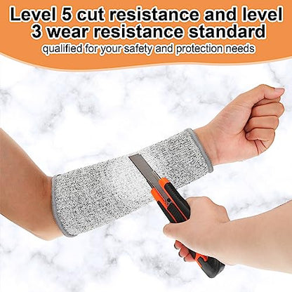 Neer 4 Pair Protective Arm Sleeves Cover,7.9 Inch,Gray,Blue - color: Gray, Blue, size: 7.9 Inch