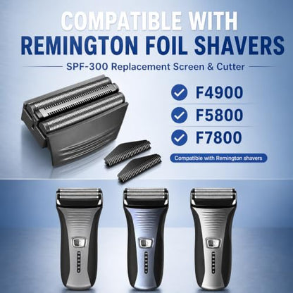 Shave Foil & Cutters Head Compatible with Remington F4900 F5800 F7800 Blade - color: 1 Pcs Black