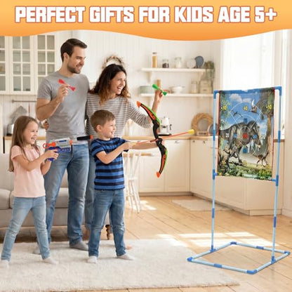Kids Bow and Arrow Set Kids Archery Set Indoor Outdoor Toys for 3-12