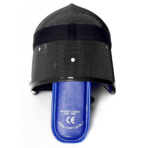 Armoury HEMA Helmet-Fencing Coach Professional Mask, 350N Certified National Grade Masque, Fencing Protective Gear - color: Detachable, size: Medium