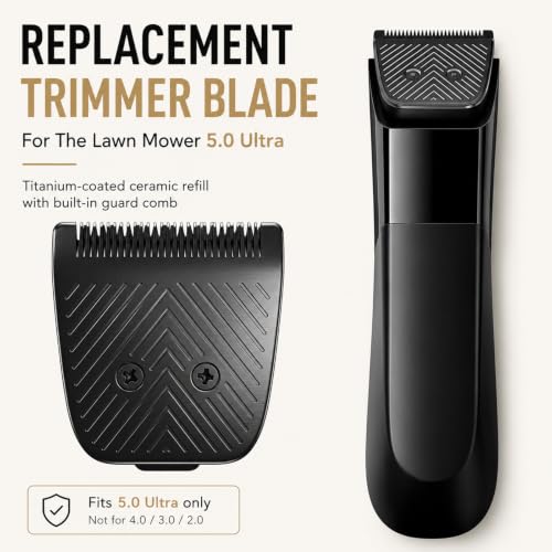 3 Pack Replacement Trimmer Blades for Manscaped Lawn Mower 5.0, Black - color: Black Trimmer Blade, size: 3 Pack