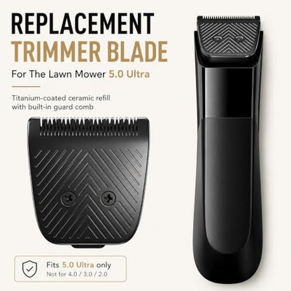 2 Pack Replacement Trimmer Blades for Manscaped Lawn Mower 5.0, Black - color: Black Trimmer Blade, size: 2 Pack