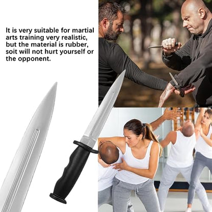 2 PCS Rubber Training Knife, Martial Art Practice