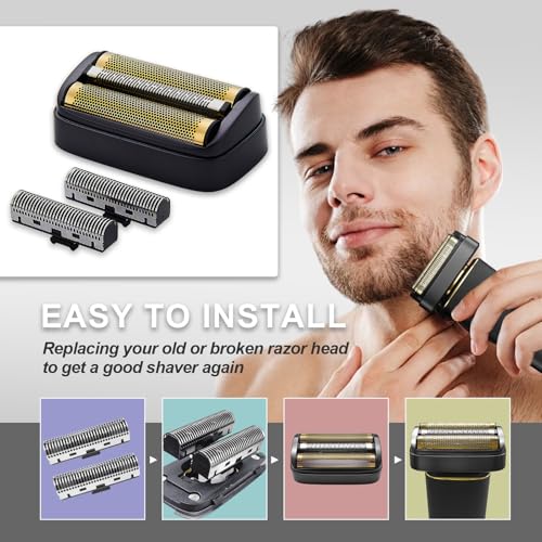 Replacement Foil & Inner Cutters for Andis 17300 reSURGE, Black - color: 1 Pack