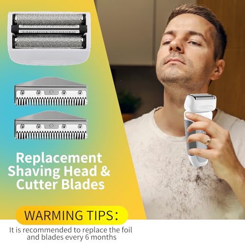 SPF-7580 Replacement Head & Cutter Assembly for Remington shaver - color: White-2 Pack