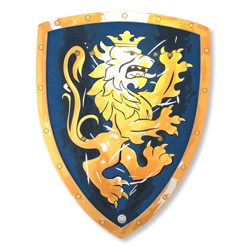 Liontouch - Foam Shield for Kids - Large Knight Shield, Blue, Age 3-8 - color: Blue, size: Large