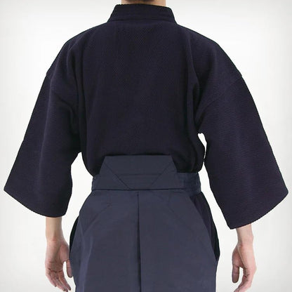 Kendo Gi Aikido Samurai Hakama Martial Arts Clothing Kimono Shirts Costumes Formal Kyudo Kimono - color: Gi-a, size: 160cm