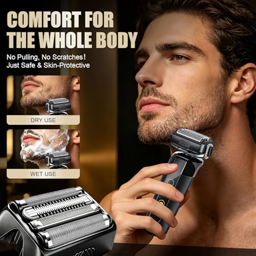 2-Pack Foil Head Compatible with Manscaped Chairman PRO - color: 2 Pcs