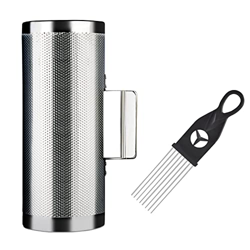 EASTROCK Stainless Steel Guiro Shaker 12" 5" Percussion Instrument Guiro Musical Instruments Tool with Scraper for Live Performance - size: 5"*12"