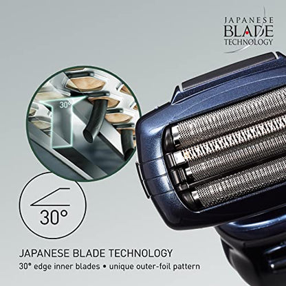 Panasonic Shaver Replacement Outer Foil and Inner Blade Set WES9025PC, Compatible with ARC4 4-Blade Shaver ES-LA63AA, ES-LA63-S - color: Sliver