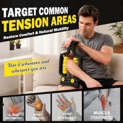 Arm Massager & Forearm Massager, Adaptive Spring System for Muscle Relief
