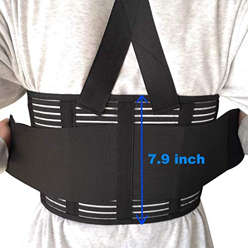 Solmyr Rib and Chest Support Brace, Broken Rib Brace, Breathable Rib Belt for Sore or Bruised Ribs Support, Sternum Injuries, Dislocated Ribs Protection, Pulled Muscle Pain (L/XL) - size: Large (Pack of 1)