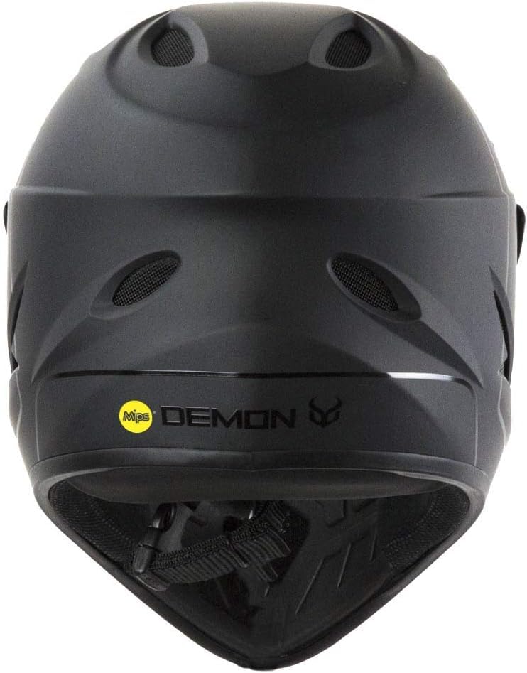 DEMON UNITED Podium Full Face Mountain Bike Helmet Black Includes MIPS Technology