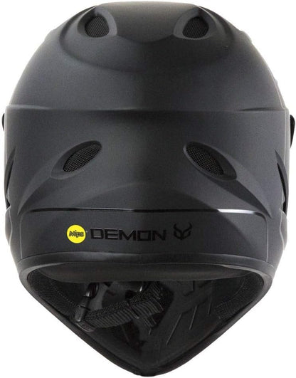DEMON UNITED Podium Full Face Mountain Bike Helmet Black Includes MIPS Technology