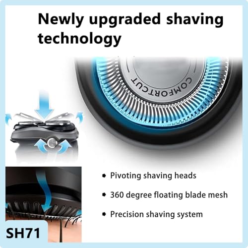 SH71 Heads for Philips Norelco Series 7000 and 5000 Series Electric Razors