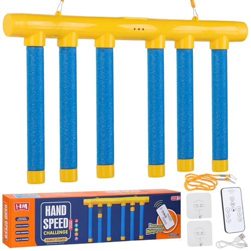 Reflex Drop Sticks Game,3 Adjustable Speeds Modes Reflex Sticks