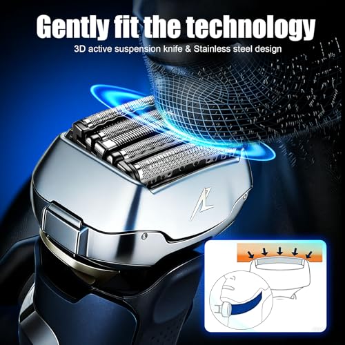 Shaver Replacement Blades and Foil Compatible with Panasonic ARC5 5-Heads - color: co-sx002