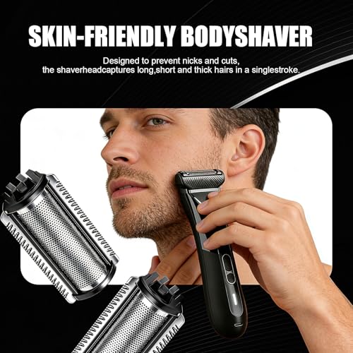 Heads Shaver for MANSCAPED The Lawn Mower 5.0 Ultra Replacement Foil Blade - color: Black/Lawn Mower 5.0 Foil Blade