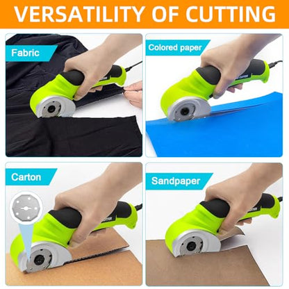 4-Pack Replacement Rotary Blades Compatible with WORX WX082L 4V ZipSnip Cordless Electric Scissors, WA2300 Replacement Blades (1-1/2"),Fits RC2600K, RC2601, RC2602, WX080L,WX2300