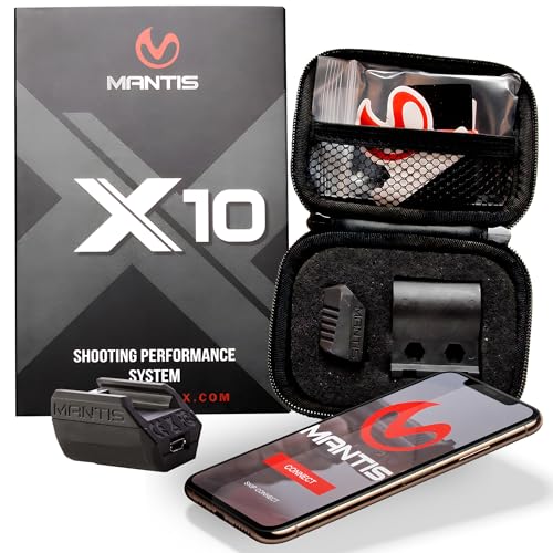 Mantis X10 Elite Shooting Performance System |Dry Fire Training System | Works with 9mm & Any Other Firearm | Score & Analyze Every Shot with Free App | Shooting Practice at Home