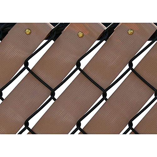 Pexco Privacy Slats for Chain Link Fence, 250 Ft, Tan - color: Beige