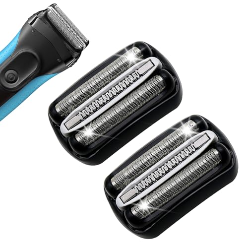 2Pack 32B Series 3 Electric Shaver Replacement Head Accessories Compatible with S3 Foil & Cutter Razor Heads, Accessories for S3 3040s 3010s 310s 3000s 3050cc 3080s 390cc Etc - size: 1 Count (Pack of 2)