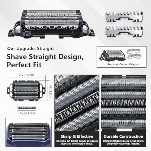 WES9032P Shaver Replacement Blades for Panasonic arc 5 5-Blade Shavers - color: 2 Packs