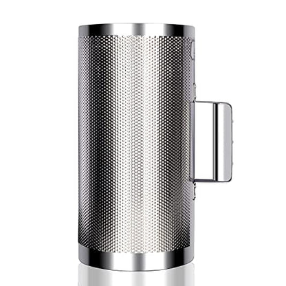 EASTROCK 6"x12" Stainless Steel Guiro Shaker with Scraper for Adult - size: 6"*12"