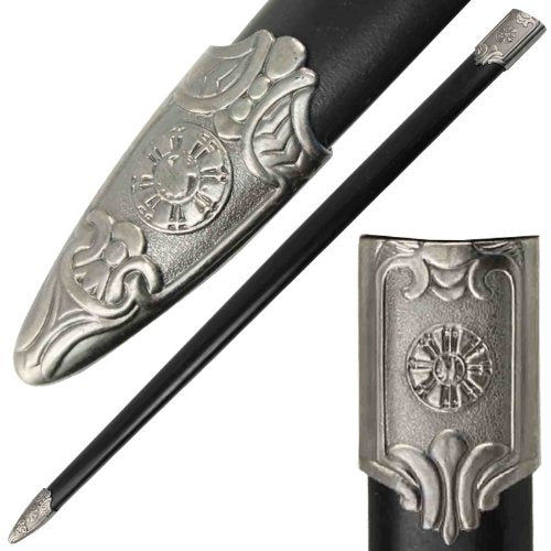 Ace Martial Arts Supply 36" Medieval Knight Arming Sword with Scabbard – Unsharpened Stainless Steel for Cosplay & Display - color: King Arthur