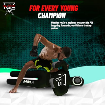 MMA Grappling Dummy Brazilian JIU Jitsu BJJ Punching Bag for Self Defense Wrestling Judo Karate Boxing Throwing Submission Standing Position - UNFILLED - color: Black Grey, size: 5FT / 59"