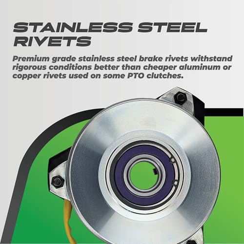 Outdoor Power Xtreme Equipment X0406 PTO Clutch Compatible with/Replacement for John Deere 240-245 Lawn Tractors 260-265 Lawn Tractors 325-335 - 345 Lawn Tractors AM108601 AM115093 AM119536