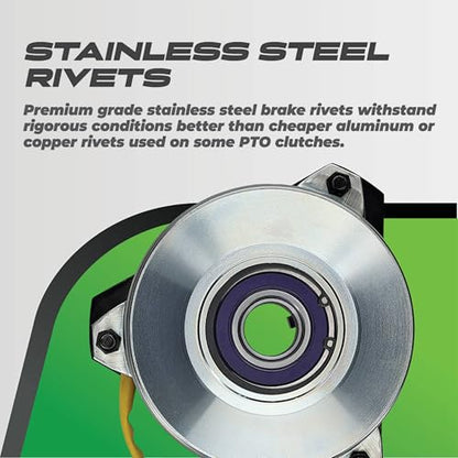 Outdoor Power Xtreme Equipment X0406 PTO Clutch Compatible with/Replacement for John Deere 240-245 Lawn Tractors 260-265 Lawn Tractors 325-335 - 345 Lawn Tractors AM108601 AM115093 AM119536