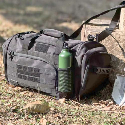 APRlLBAY 43L Large Capacity Military Duffel Bag - Tactical Gym Bag/Weekender for Men & Women (Jet Black) - color: Black
