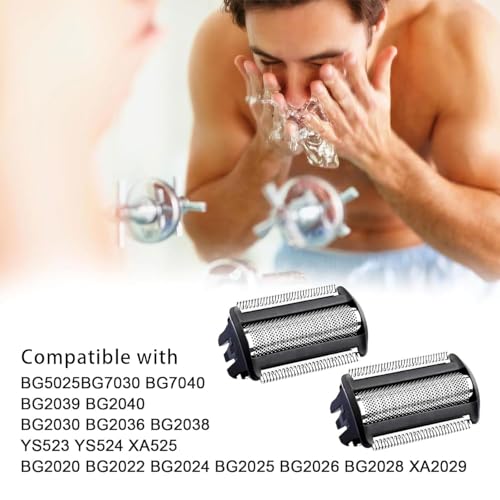 BG2000 Replacement Heads Compatible with Philips Norelco Bodygroom 7000 - color: Black（2pack）