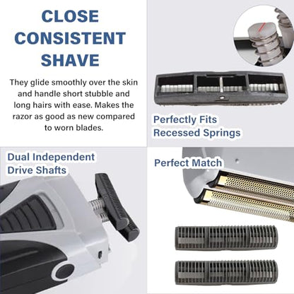 Foil Shaver Replacement Blades Compatible with Babyliss andis Foil Shaver