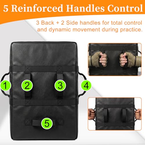 Gagalileo Football Blocking Pad with 5 Handles 24 x 16in