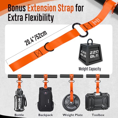 FitBeast Forearm Exerciser Wrist Roller Forearm Trainer - color: Orange