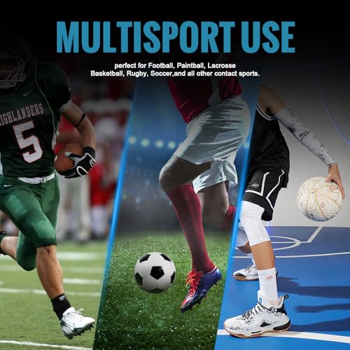Padded Compression Shirt, Short Sleeve Football Protection Gear - size: X-Large