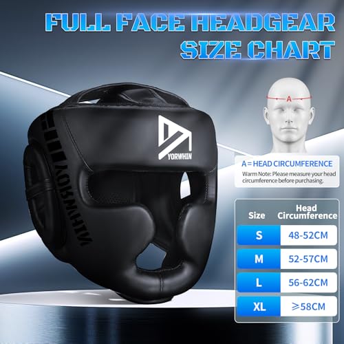 Boxing Headgear for Kids Youth, Boxing Head Sparring Gear MMA Headgear - size: X-Large