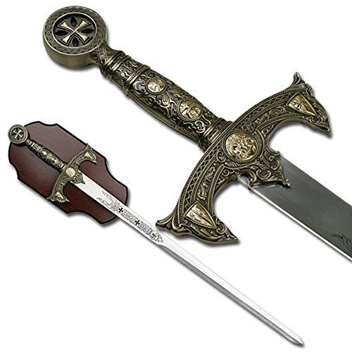 Knights Templar Sword with Plaque