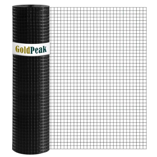 GoldPeak Black Hardware Cloth 1 x 1 inch Mesh 36'' x 50' 17-Gauge - size: 1x1 inch 36''x50'