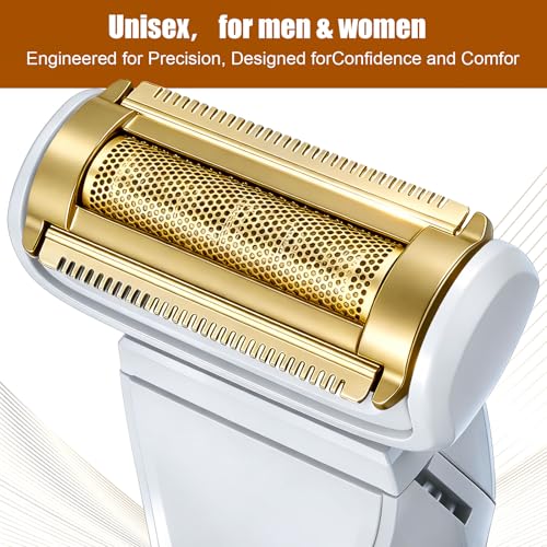 For MANSCAPED Lawn Mower 5.0 Ultra Shaver Replacement Head, Golden, 2pcs - color: Gold-2Pack