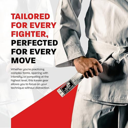 Hawk Sports Karate Uniform for Kids & Adults Lightweight Student Karate Gi Martial Arts Uniform with Belt - size: 4