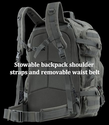 Large Tactical Backpack Bag 55L - color: Olive Drab
