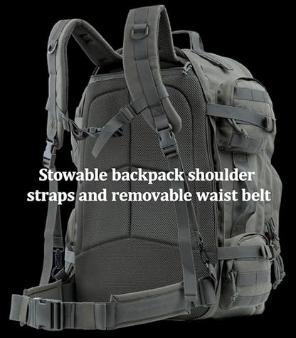 Large Tactical Backpack Bag 55L - color: Olive Drab
